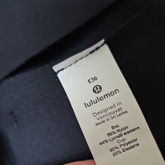 Lululemon Black High-Impact Sports Bra - Picture 6 of 6